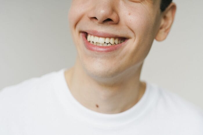 man smiling