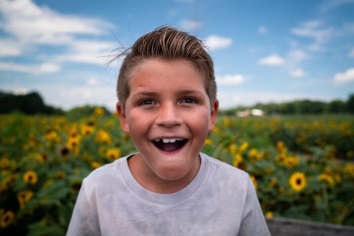 smiling boy