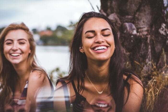 smiling women